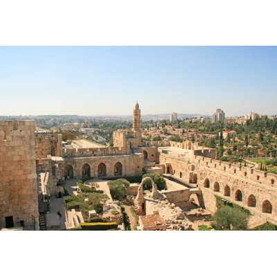 City Of The King David, Jerusalem, Israel. by Sigurcamp - Wrapped Canvas Print