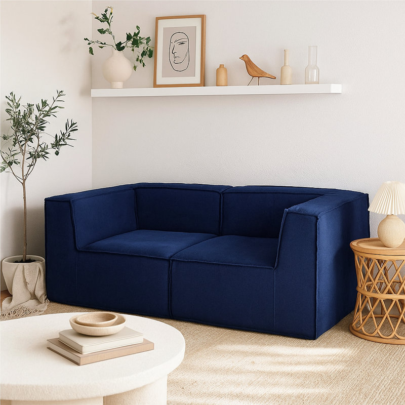 Canapé modulaire Bonelesss Compression Comfy Cloud, Bleu