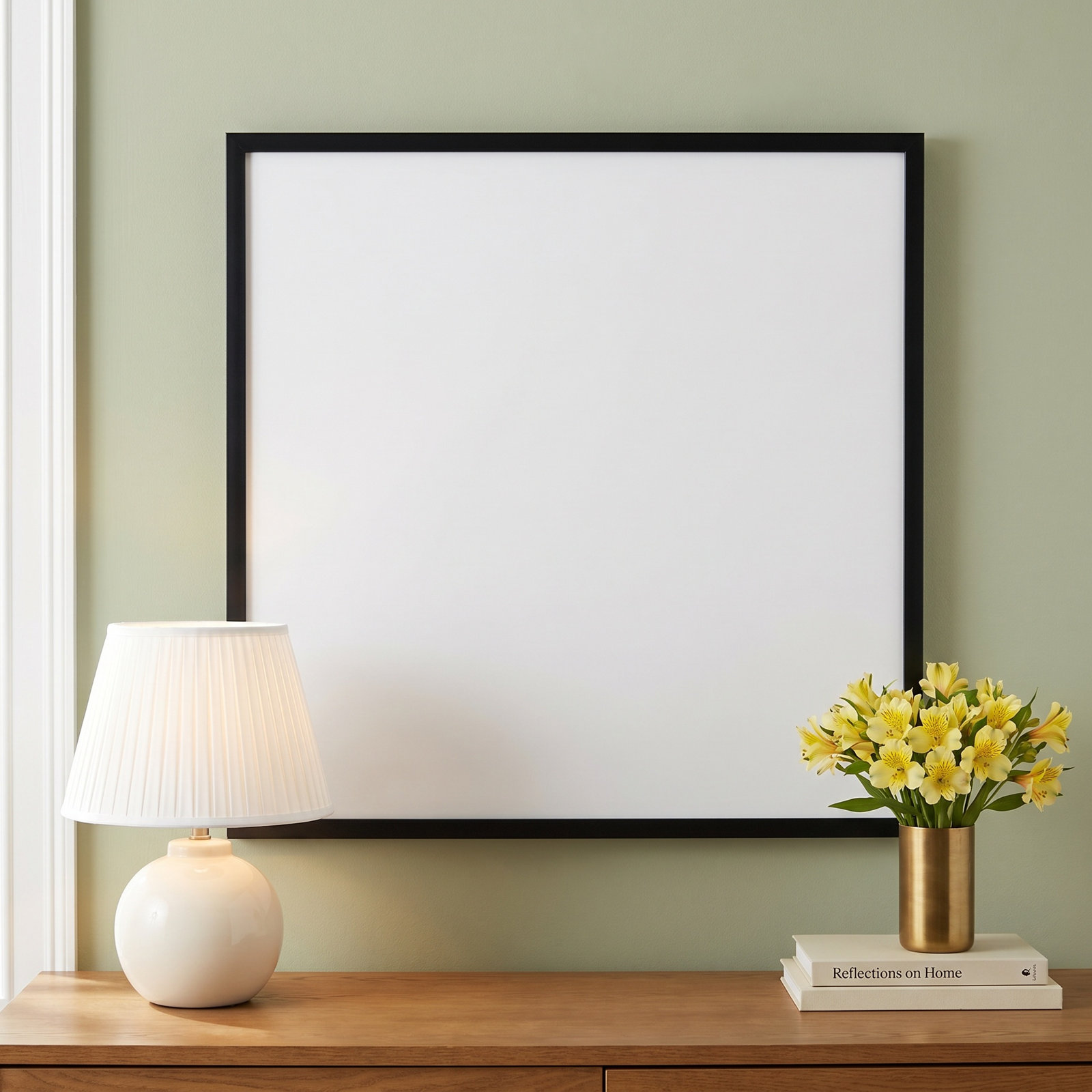 Julina "Fruits" 6-Piece Painting Set, White, 24" H x 24" W x 1.25" D