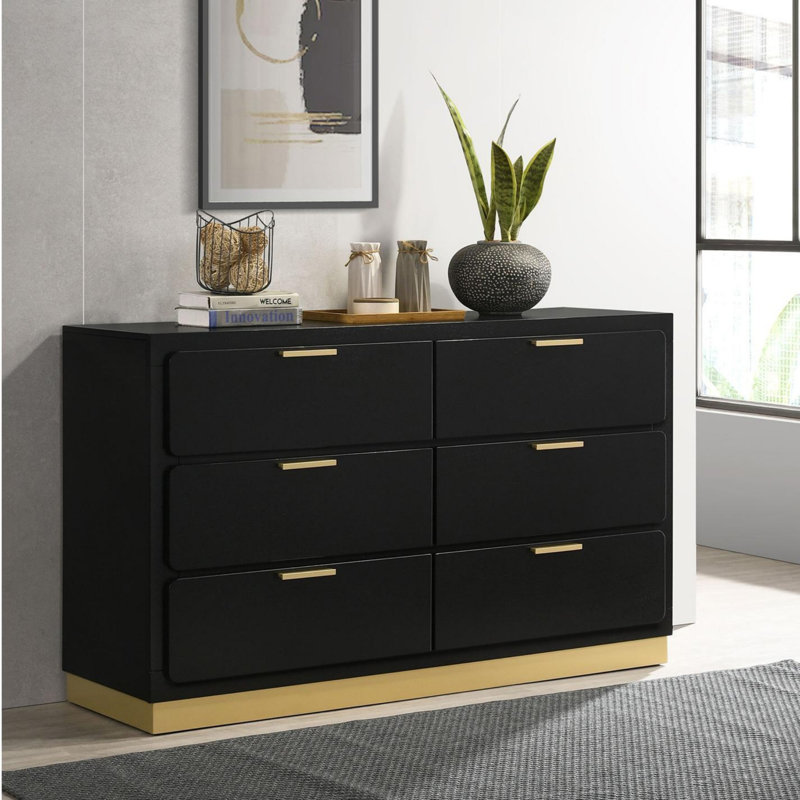 Commode rétro, Noir