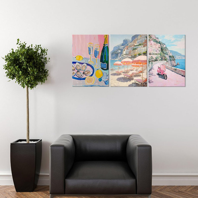 3 Piece Wrapped Canvas Print