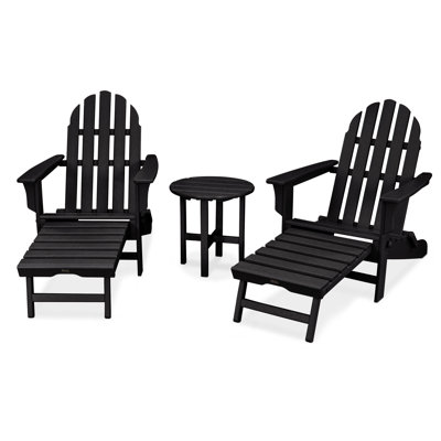 POLYWOOD Cape Cod 3-Piece Ultimate Adirondack Set by Trex Outdoor