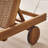 Abigail Solid Acacia Wood Reclining Sun Lounger - Modern Garden Patio