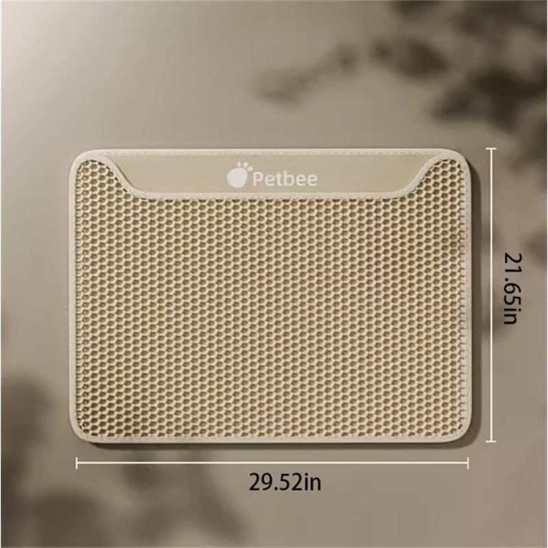 Tapis de litière en plastique, H 0,11 po x l 29,52 po x P 21,65 po