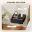 Solid Wood Square Accent Cabinet