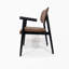 Chaise rembourrée en cuir Mid-Century-107174150