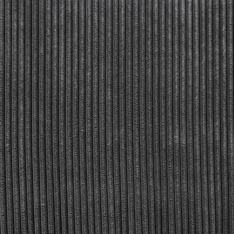 Canapé modulaire 3 pièces en velours côtelé 3 pièces, Velours côtelé gris