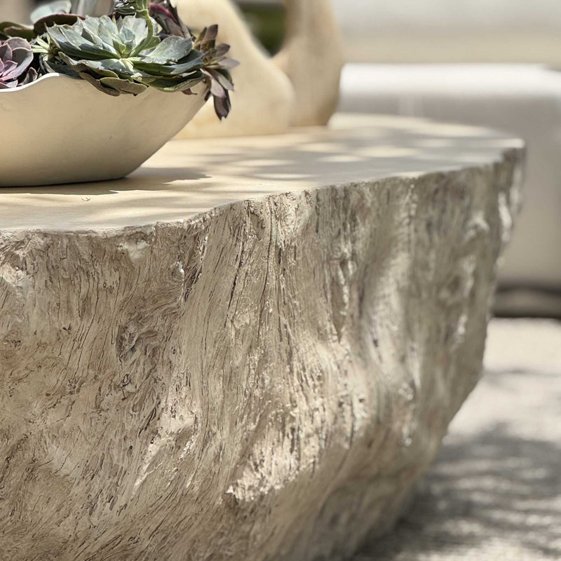 Murrin Oakmont 32" Concrete Outdoor Coffee Table