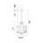 Maren 4 Light Black Mini Pendant, 14-Inch Modern Ceiling Light Fixture for Dining Room or Kitchen