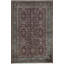 Hand-Knotted High-Quality Wine and Green Area Rug