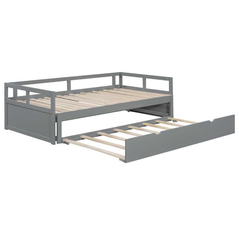 Extending Daybed With Trundle, Gray