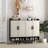 Versatile Modern Shoe Cabinet with Adjustable Shelves and Stylish Design