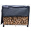 Porte-bûches robuste en bois Artibear pour support de bûches en métal