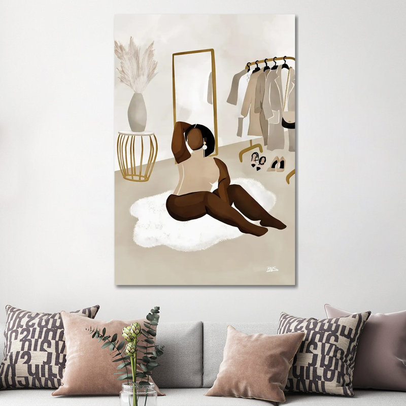 Dena by Bria Nicole - Print on Canvas, 66.04 cm H x 45.72 cm W x 3.175 cm D, Wrapped Canvas