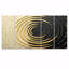 Tourbillon galactique noir et or - ensemble de reproductions d'art abstrait spirales-1841090541
