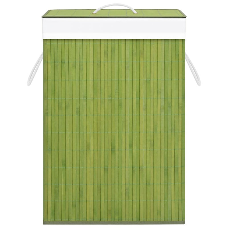 Collapsible Laundry Basket Laundry Bin Dirty Clothes Hamper Bamboo, Medium (24.6" H x 20.5" W x 12.6" D), Black