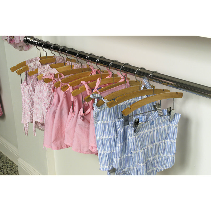 Cintre pour vêtements pour bébé 10 po pour robe / chandail / chandail, 50