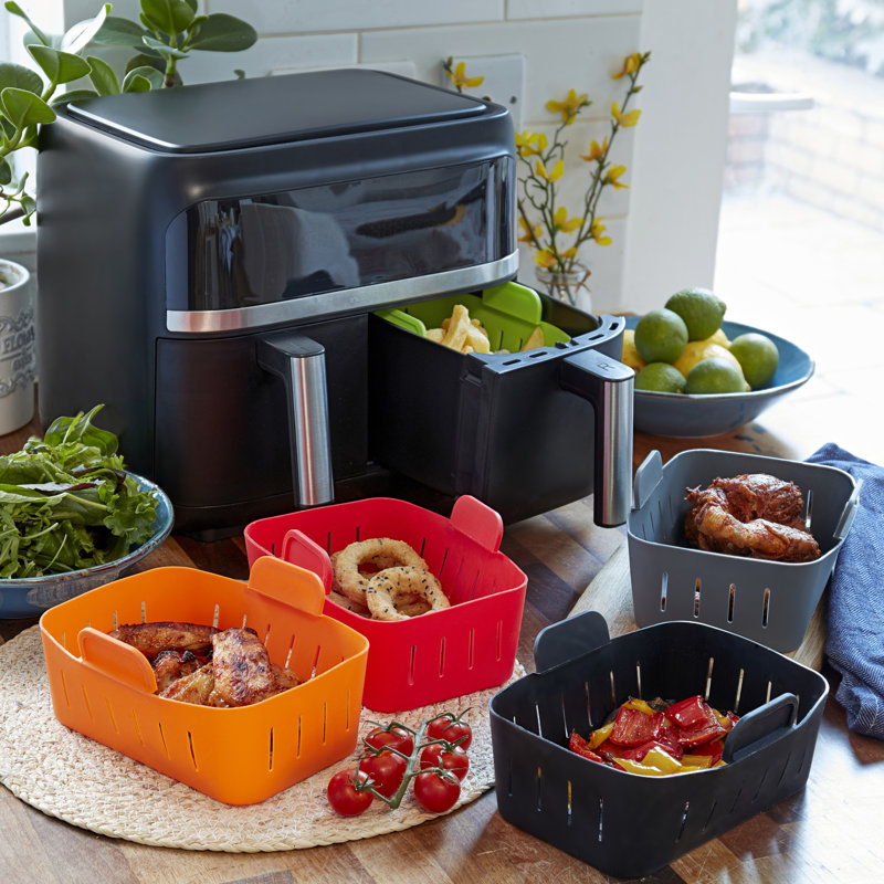 Wafe Air Fryer Liner Dual, Red