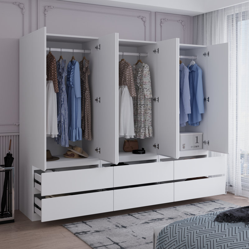 Grande armoire autoportante à 6 tiroirs