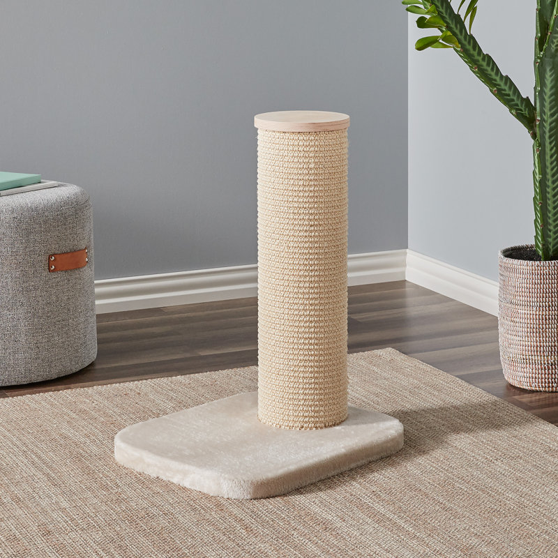 Farrell 24.4 " H Cat Scratching Post, Beige
