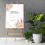 Grande enseigne de bienvenue sur mesure Sweet 16, plumes et fleurs, affiche sur toile pour décoration de fête, paq. 1-91079334