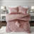Luxury Bedding Sets, Blush Polyester, Glamorous Comfort For Your Home