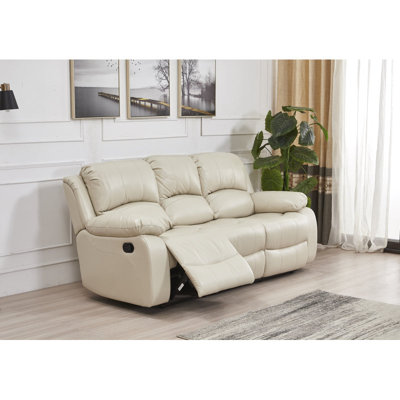Ensemble de salon inclinable 3 pièces Destrier, Beige