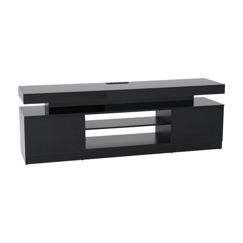 Indoor 63'' Tv Stand For Tvs Up To 75", Black