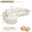 Canapé modulaire 109 po Cloud-1628063242