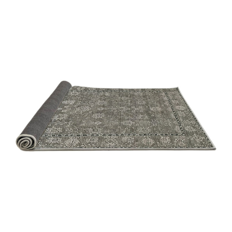 Tapis oriental gris Hardouin, Rond 8 pi