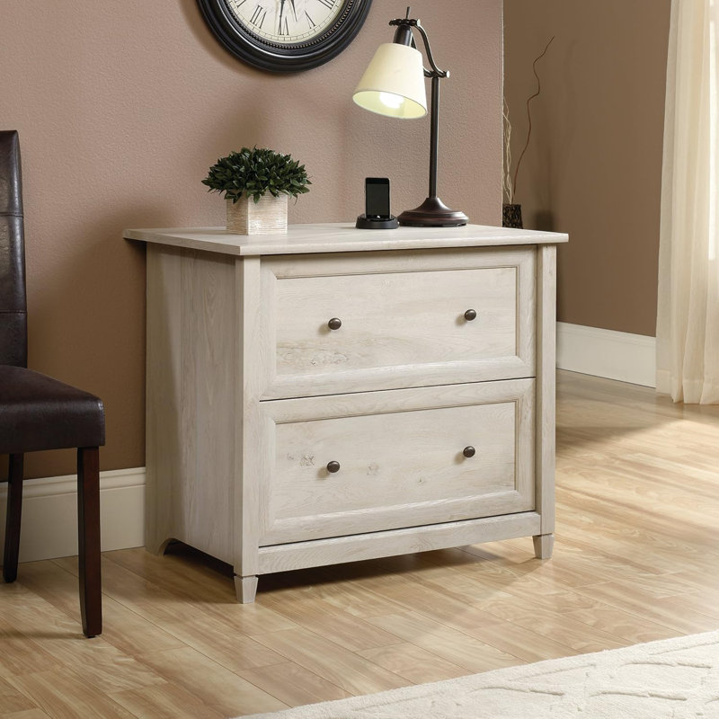 Estate Black 2-Drawer Lateral File Cabinet with Full Extension Slides