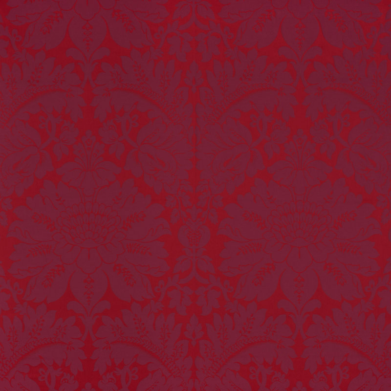 Maggiore Damasco Fabric, Ruby