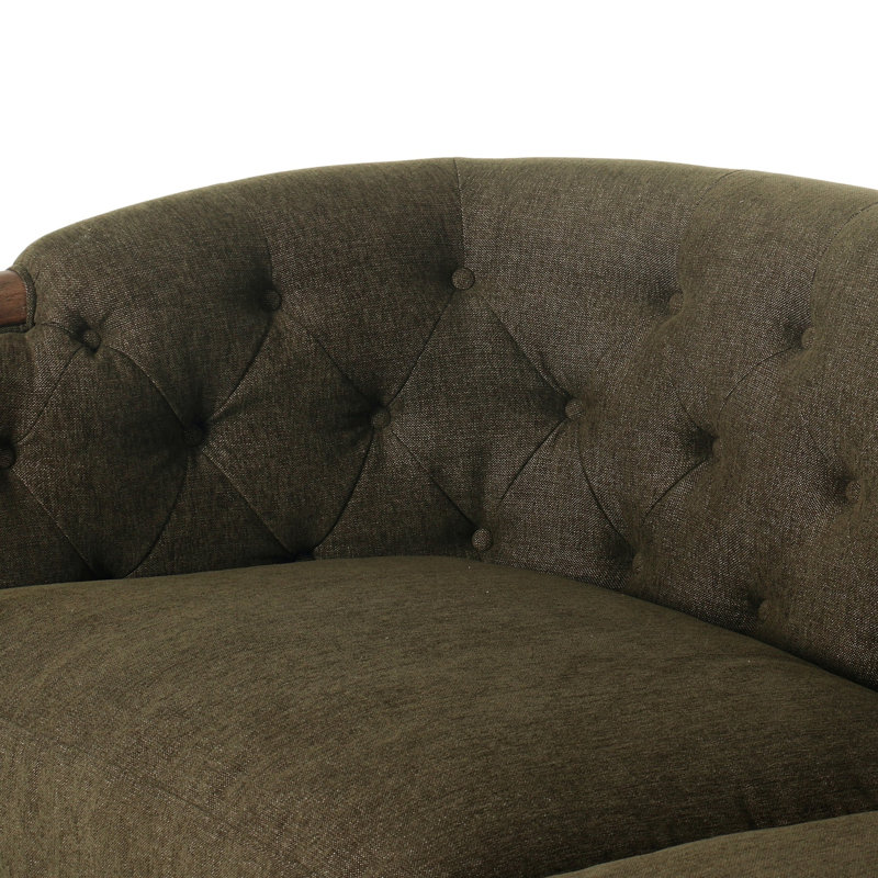 Ellsworth 91" Rolled Arm Sofa, 29.75" H x 78" W x 36" D, Sutton Olive