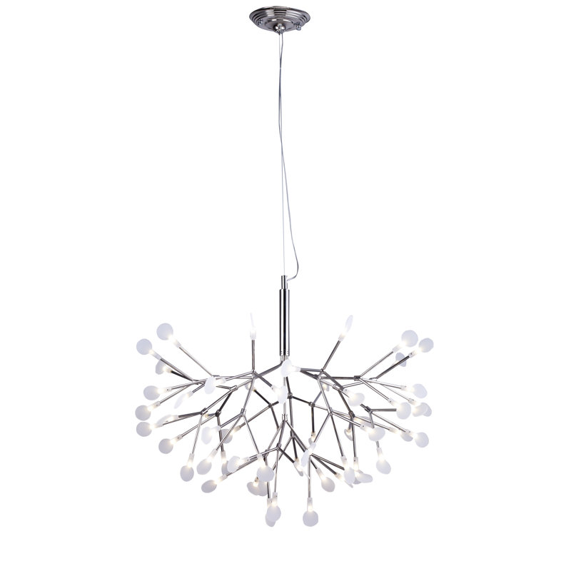 lustre géométrique à del 48 lumières Wansley