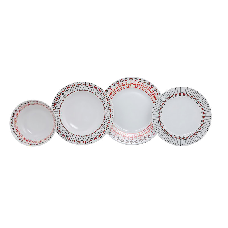 Rafiul Piece Dinnerware Set - Service for 6
