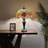 Godric Tiffany Table Lamp Stained Glass Rose Flowers LED Bulbs Included 16"W*16"D*24"H-808820308