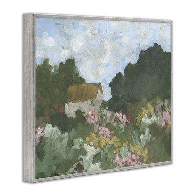 Estampe numérique Cotswold Cottage Bungalow, design par June Erica Vess