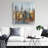 Cityscape with chrysler building - 32"x32" art on canvas