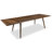 Cleo Extendable Walnut Solid Wood Dining Table-1739254049