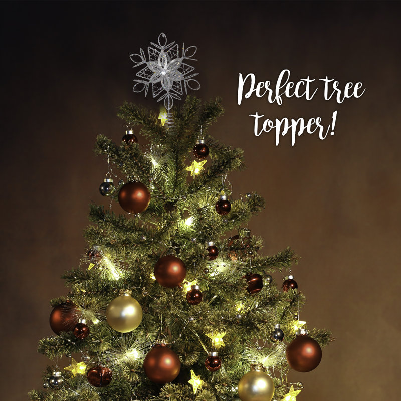 10'' Metal Astrology & Stars Shatterproof Tree Topper