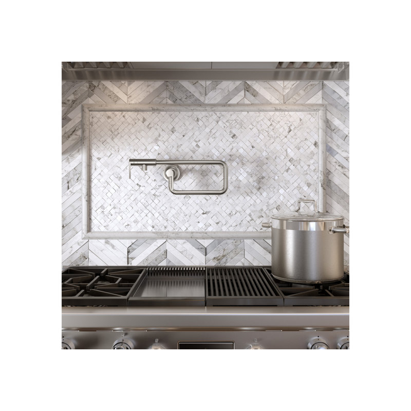 Juxtapose™ Wall Mounted Pot Filler, Stainless