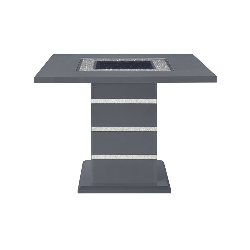 DARK GREY BAR TABLE