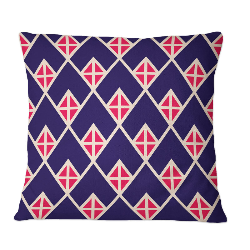 Geometric Throw Pillow, 18" x 18"