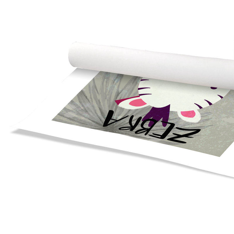 Impression sur papier Zebra Crossing, H 16 po x l 12 po x P 1 po, Papier