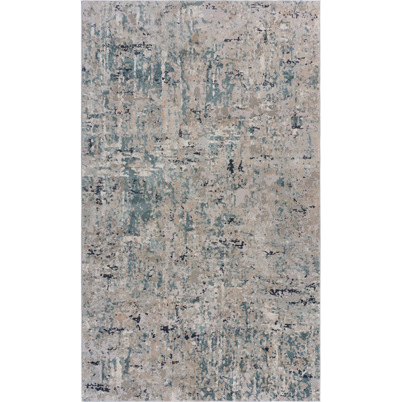Tapis gris Harbor Mist, Rectangle 1 pi 10 po x 3 pi