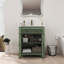 Lavabo de salle de bain 28 po avec colonne romaine Mid-Century-1396089112