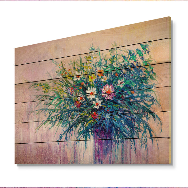 «Life Style», impression d'art mural en bois traditionnel, H 16 po x l 32 po x P 1 po