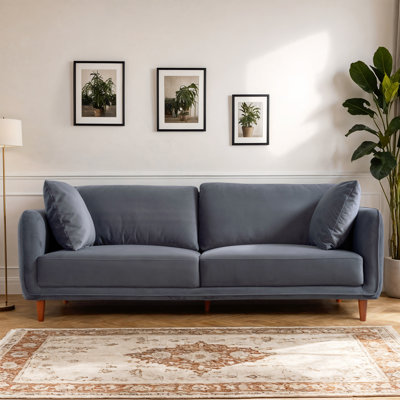 River 83” Velvet Sofa