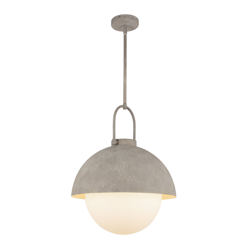 Navarre 1 - Light Dome Pendant, Steel