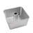 One-Piece Square Tube Cake Pan, Anodized Aluminum, Seamless Design, Easy Release, Even Heat, 18 Cup, (Black)-136178069